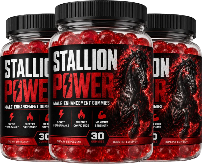 Stallion Power male enhancement gummies, 3-bottle bundle